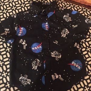 NASA button down